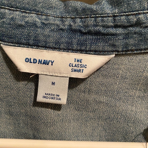 Old Navy denim button up - Picture 2 of 3